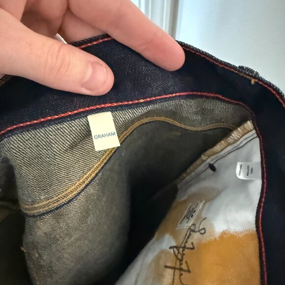 Raleigh Denim Workshop Graham Raw Selvedge Jeans Size 36 - Picture 5 of 6